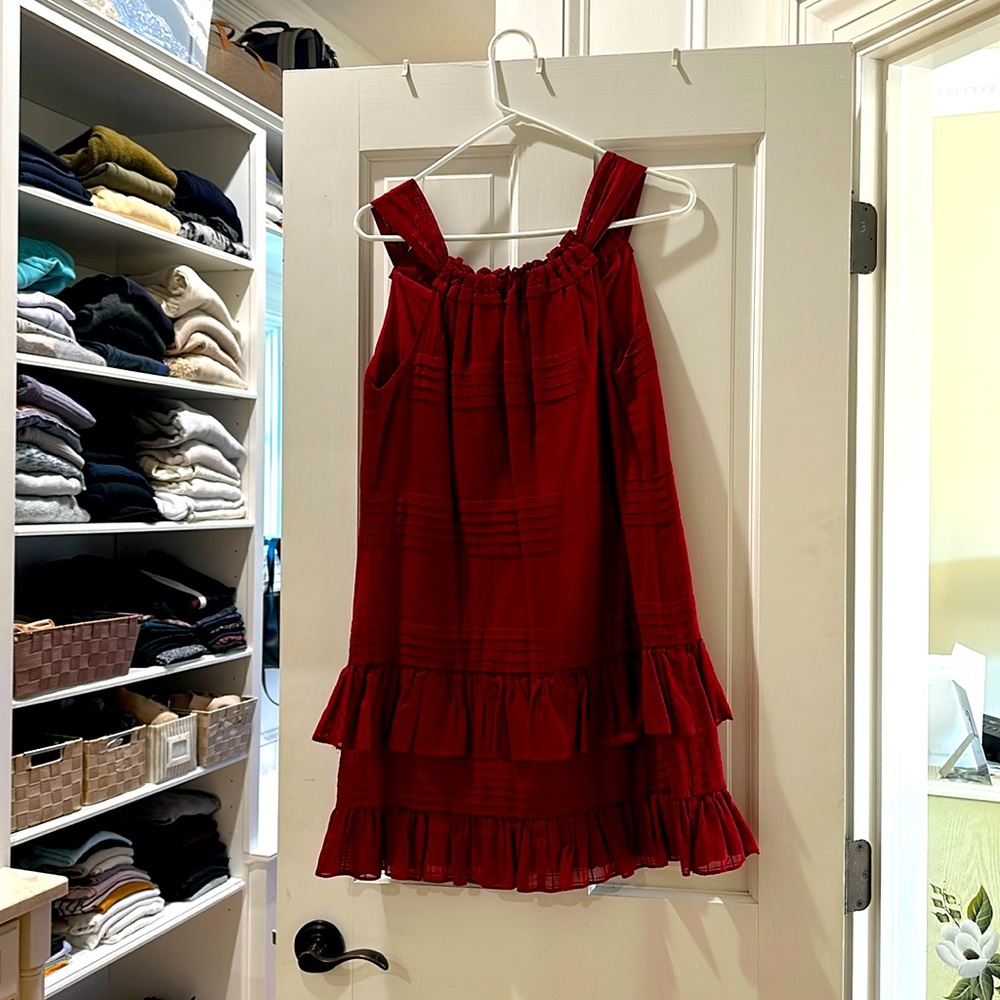 Beautiful Rebecca Taylor red/wine dress